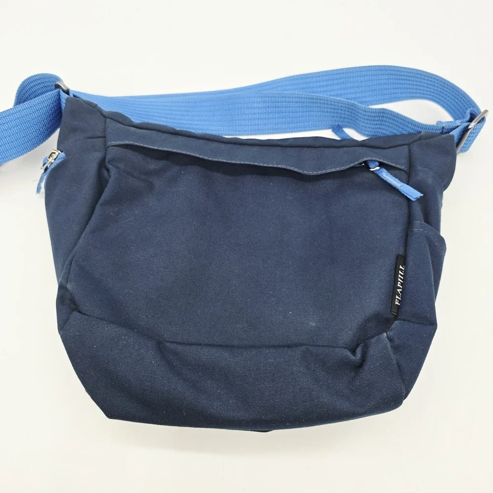 Osprey Flapjill Micro Shoulder Bag Zip Closure Adjustable Strap Blue Crossbody